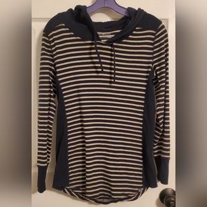 Eddie Bauer Women's M stretch Knit Hoodie Top